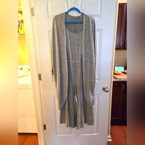 Torrid Super Soft romper and long cardigan | Grey | size 0